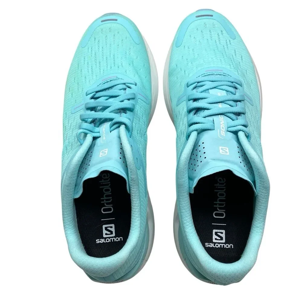 Salomon Running Shoes Womens 10.5 Blue Sonic 4 Ortholite Performance 412825